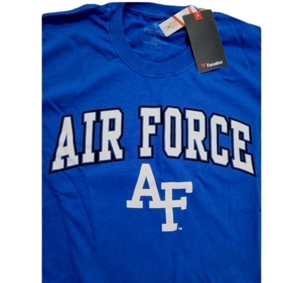 Air Force Falcons Fanatics Branded Distressed Arch Long Sleeve Shirt XL Royal - Picture 9 of 9